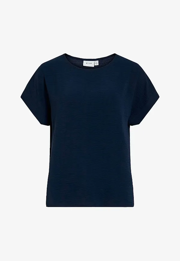 Vila - Topp viJosa S/S Top - Blå