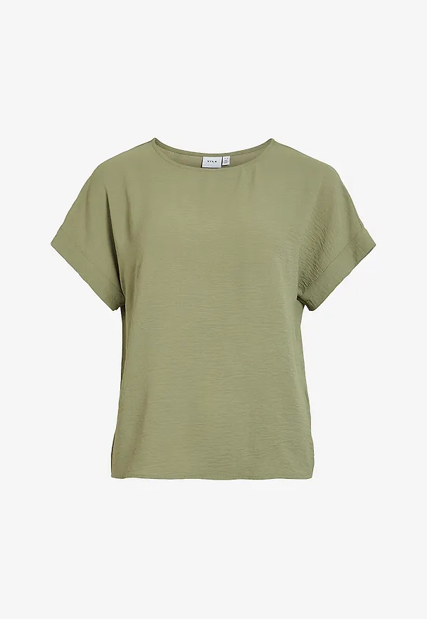 Vila - Topp viJosa S/S Top - Grön