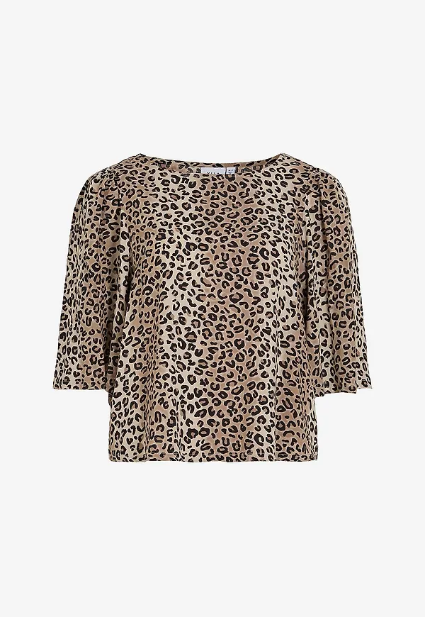 Vila - Topp viOline 3/4 Top - Beige