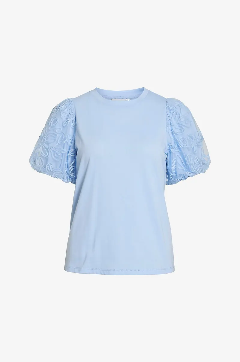 Vila - Topp viSimonia O-neck S/S Top - Blå