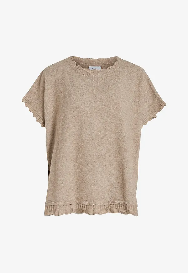 Vila - Topp viSummer Poncho - Beige