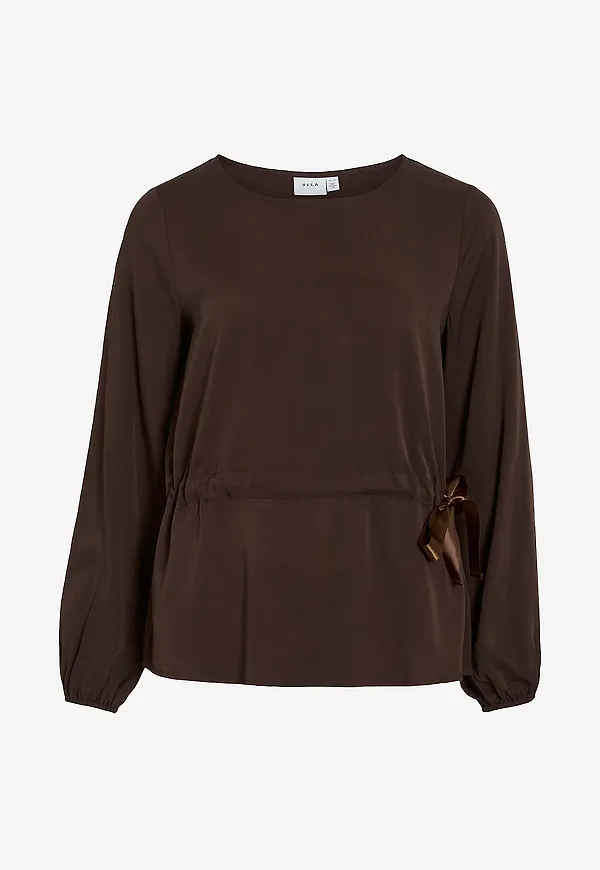 Vila - Topp viSuvita O-neck - Brun