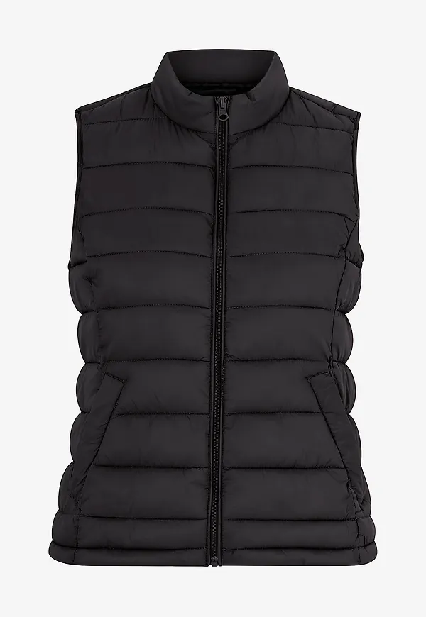 Vila - Väst viMinsk Short Waistcoat - Svart