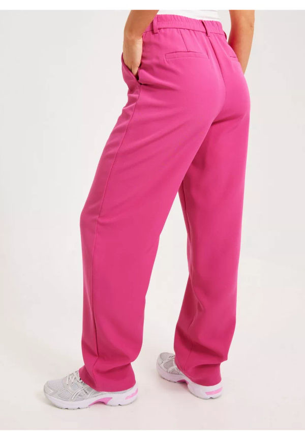 Vila Vikamma Hw Pant - Noos Vida byxor Pink Yarrow