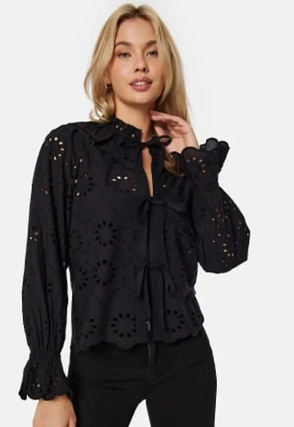 VILA Vilanis L/S Top Black 42