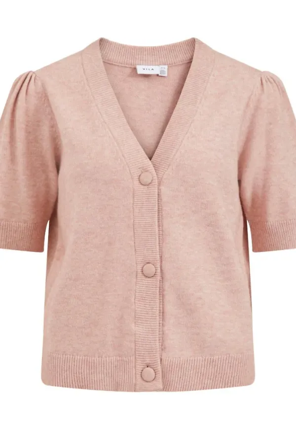 Vila Viril Short 2/4 Stick Kofta Rosa, Dam
