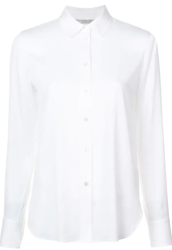Vince classic collar shirt - Vit