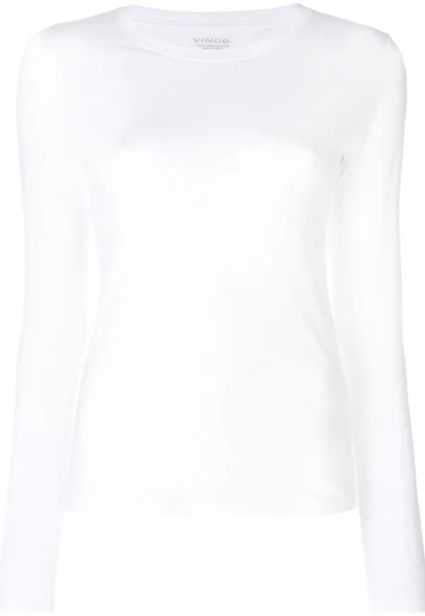 Vince långärmad t-shirt - Vit