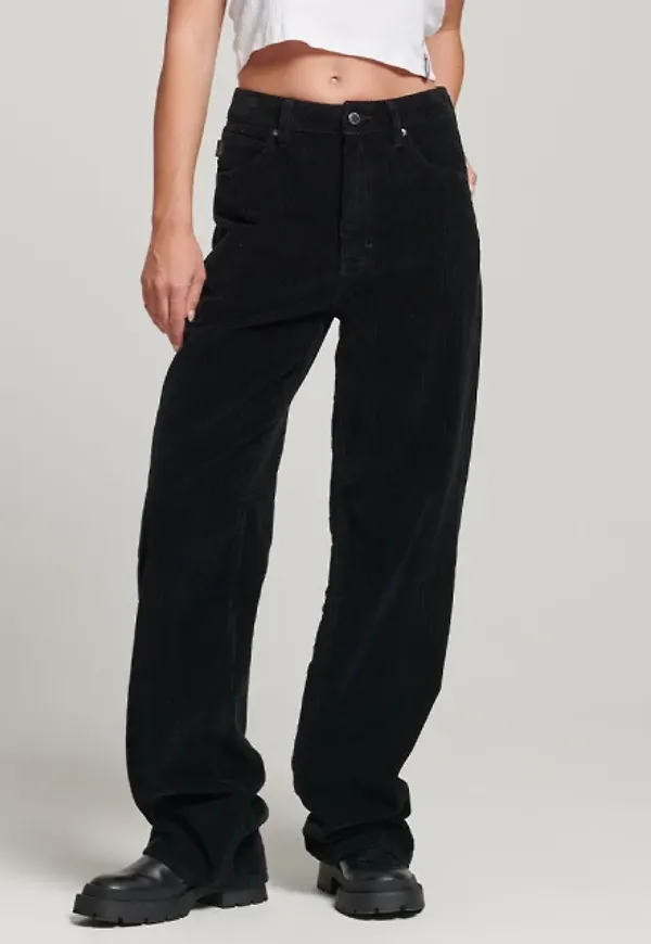 Vintage Wide Leg Cord Trousers