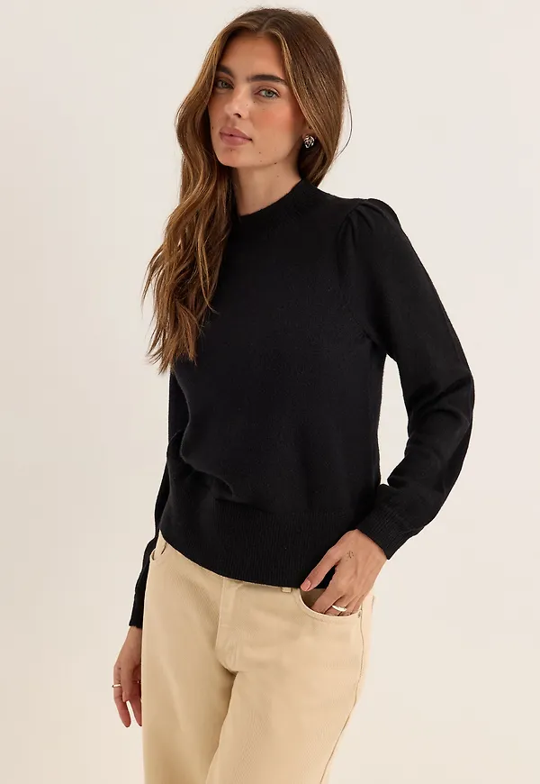Viril Turtle-nk Balloon L/S TOP