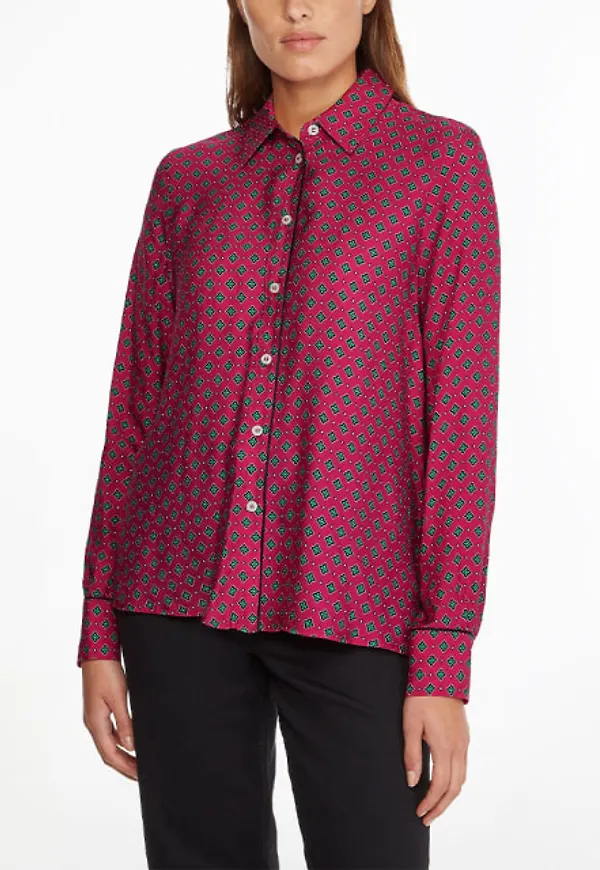 Vis Foullard Fleur Shirt Ls