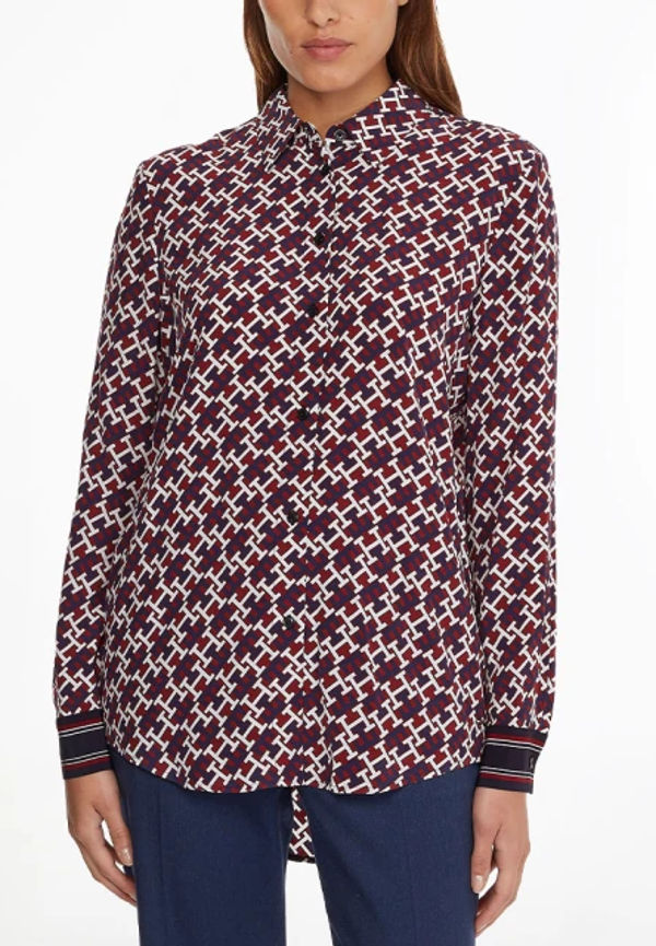 Vis Mongram Fleur Ls Shirt