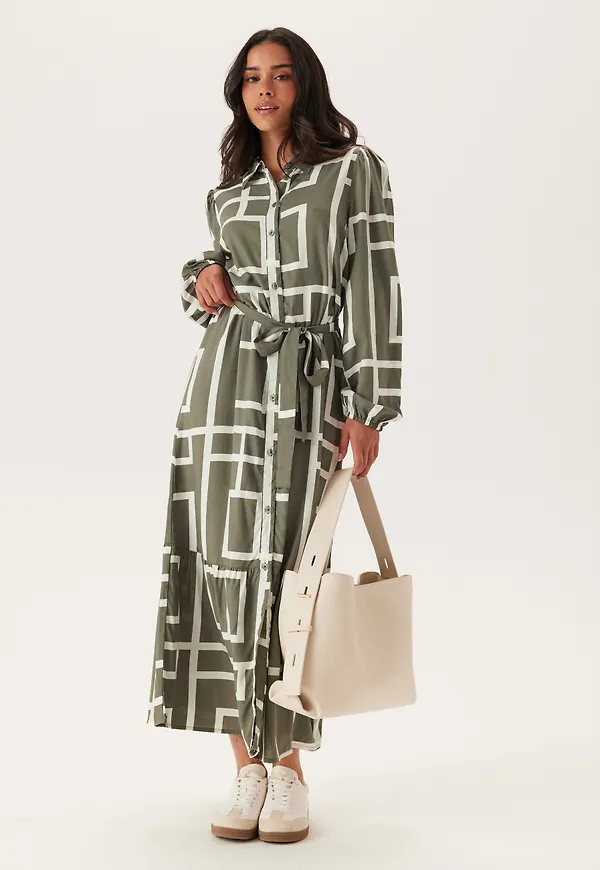 Viscose Long Sleeve Dress