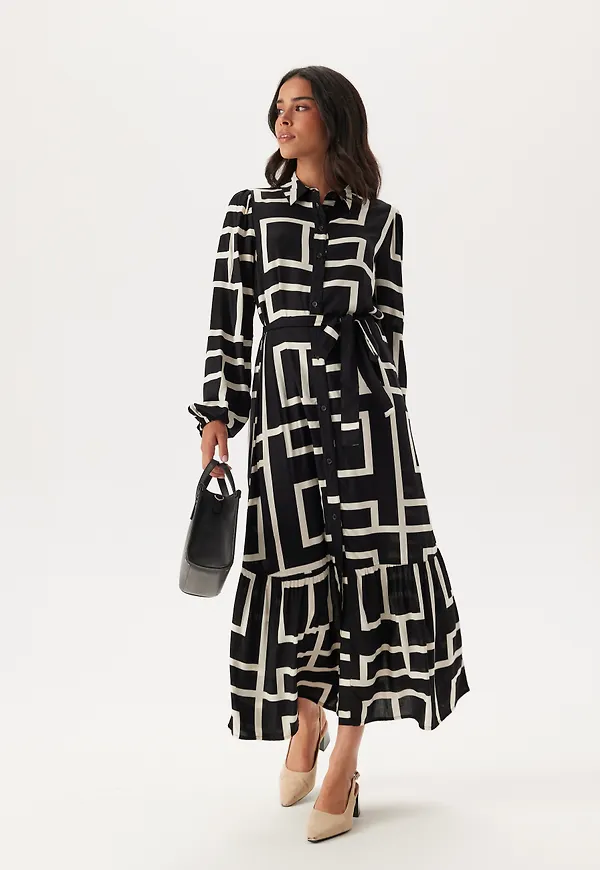 Viscose Long Sleeve Dress