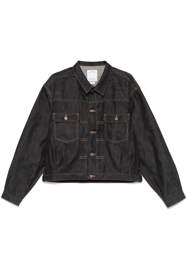 visvim 101 Unwashed jeansjacka - Blå