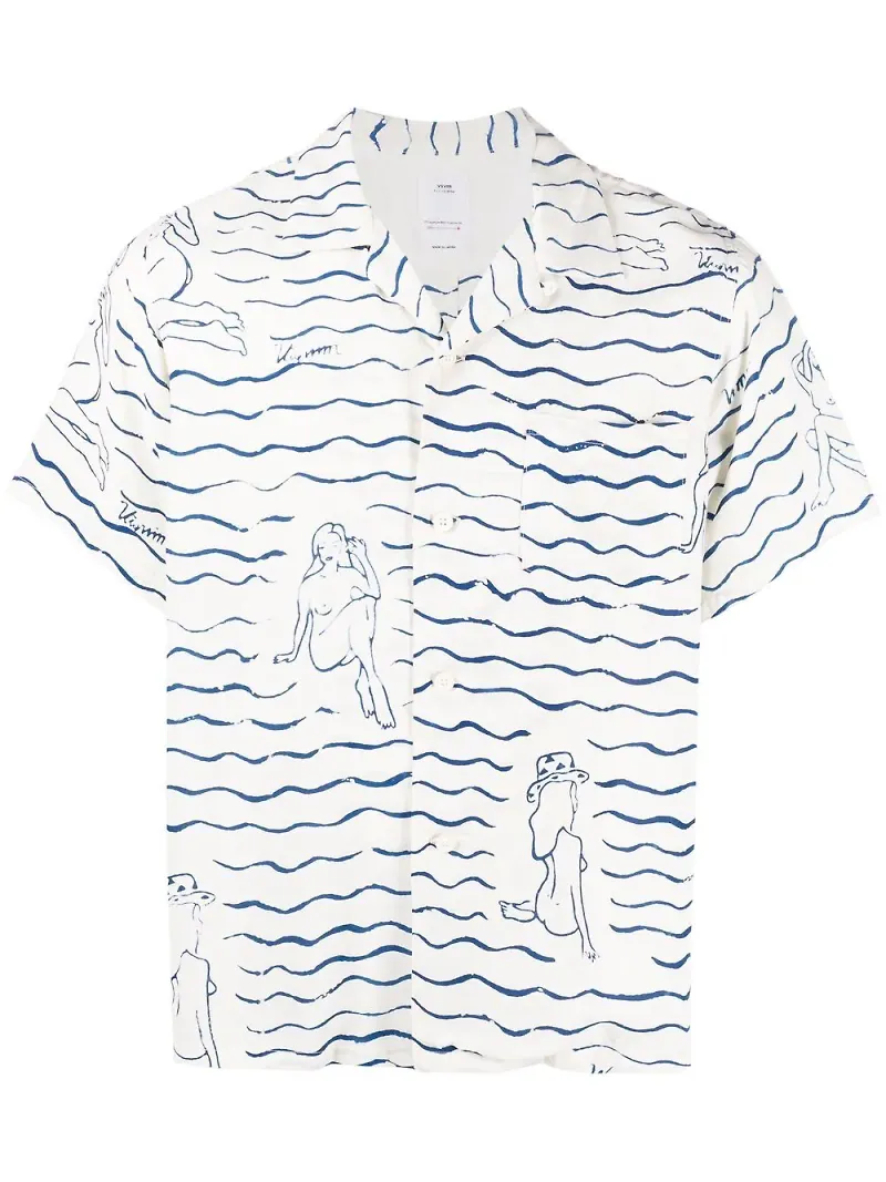 visvim Gauguin bomullsskjorta - Vit