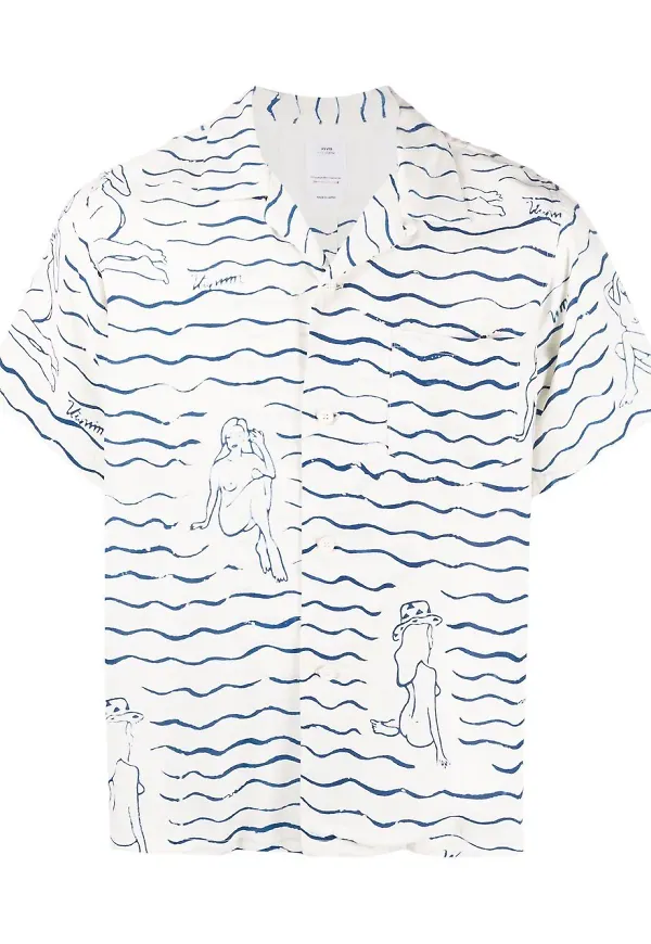 visvim Gauguin bomullsskjorta - Vit