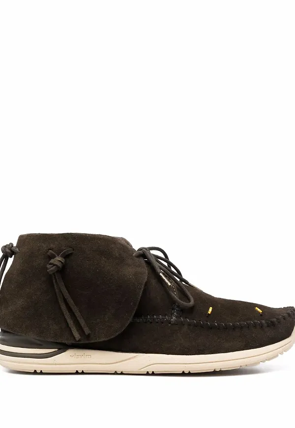 visvim Lhamo mockasinstövlar - Grön