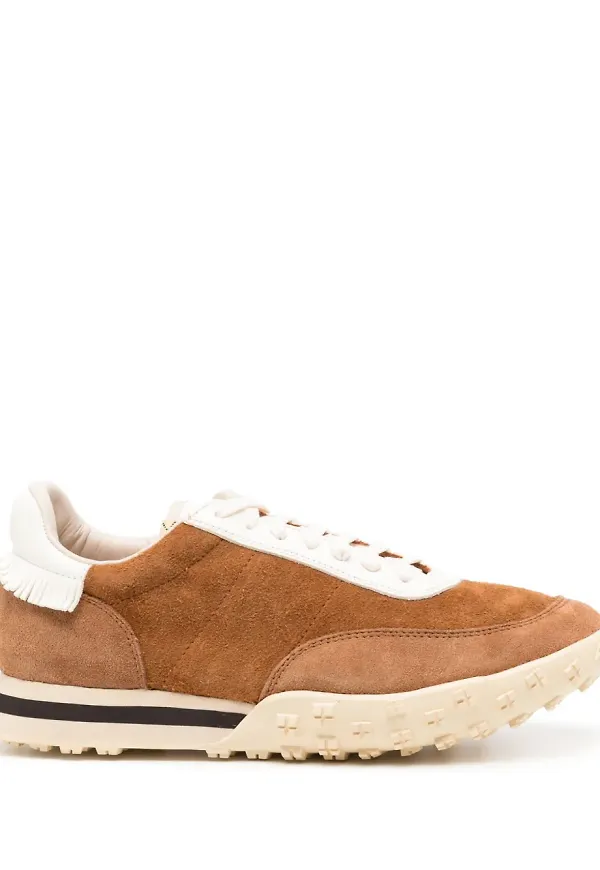 visvim sneakers i mocka - Brun