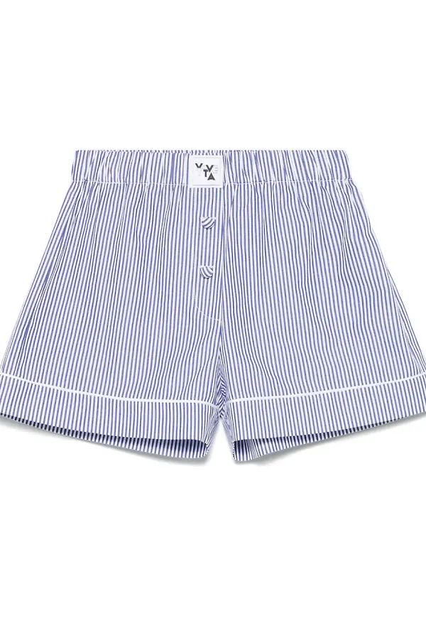 Vivetta randiga shorts - Blå