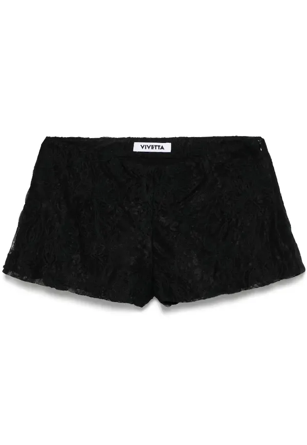 Vivetta spetsshorts - Svart