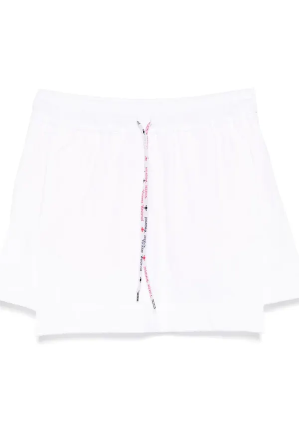 Vivienne Westwood Cheerleader minikjol - Vit