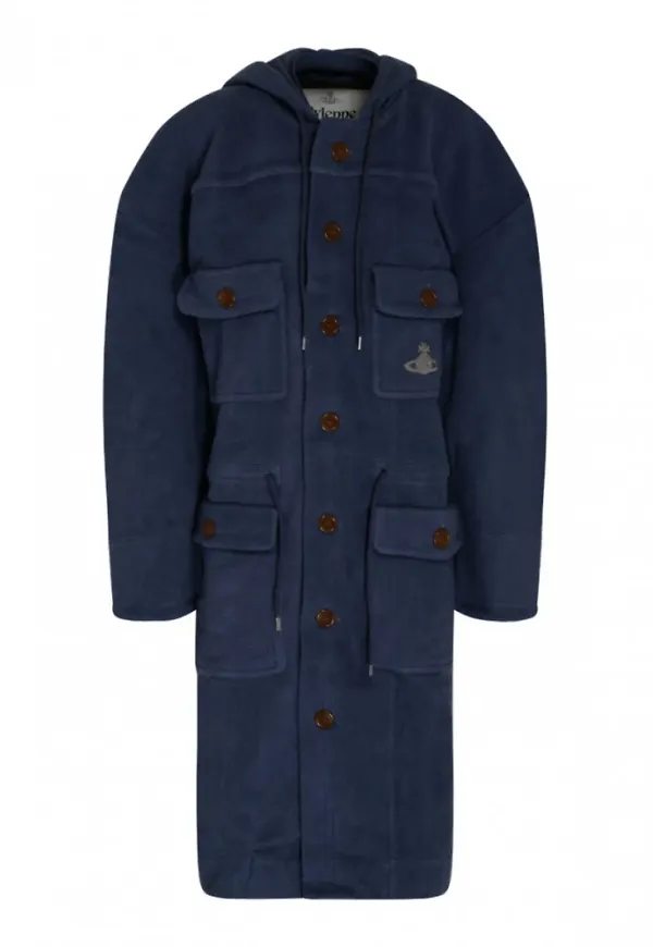 Vivienne Westwood Single-Breasted Coats Blå, Dam