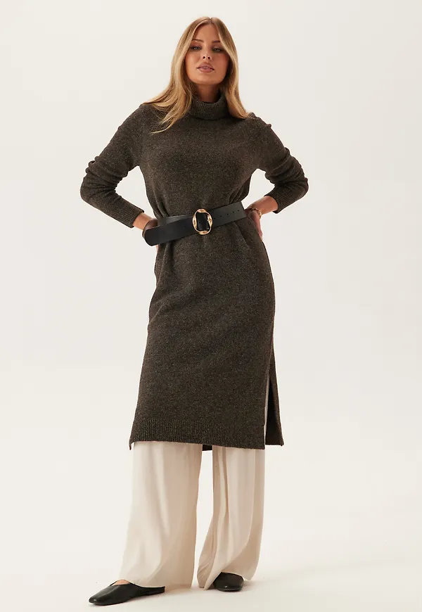Vmboom Ls Rollneck Dress