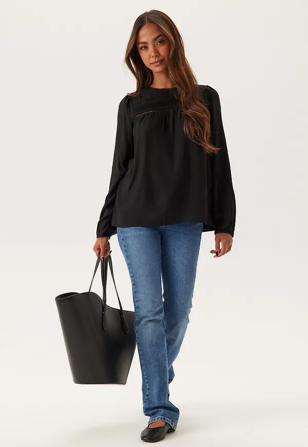 Vmdebbie Ls Pleat Top