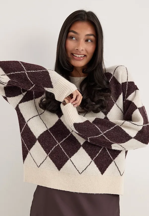Vmdoffy Jaquard Ls O-nck Pullover