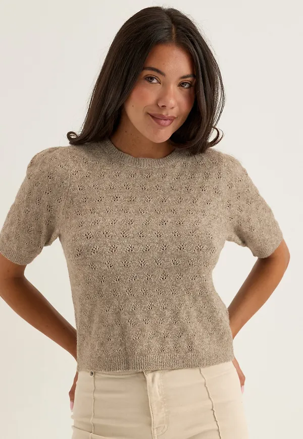 Vmdoffy Stitch 2/4 O-NECK PULLOVER