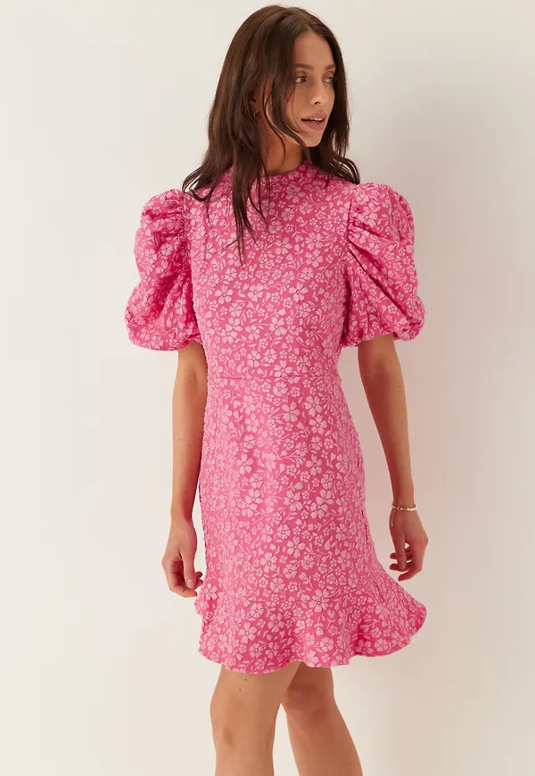 Vmfiona Ss High Neck Short Dress