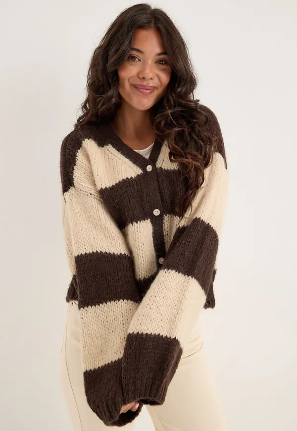 Vmmaybe Ls V-neck Button Cardigan