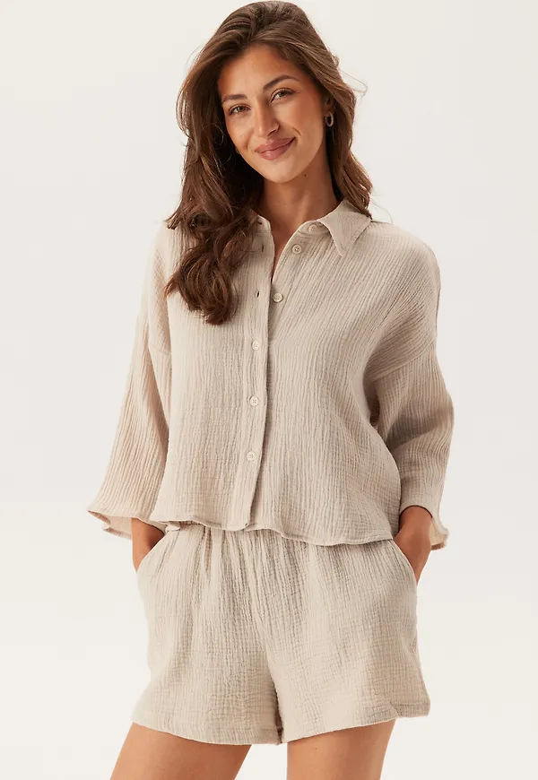 Vmnatali crop shirt