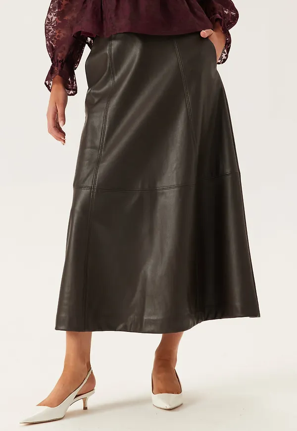 Vmolive Hw Coated Ankle Skirt