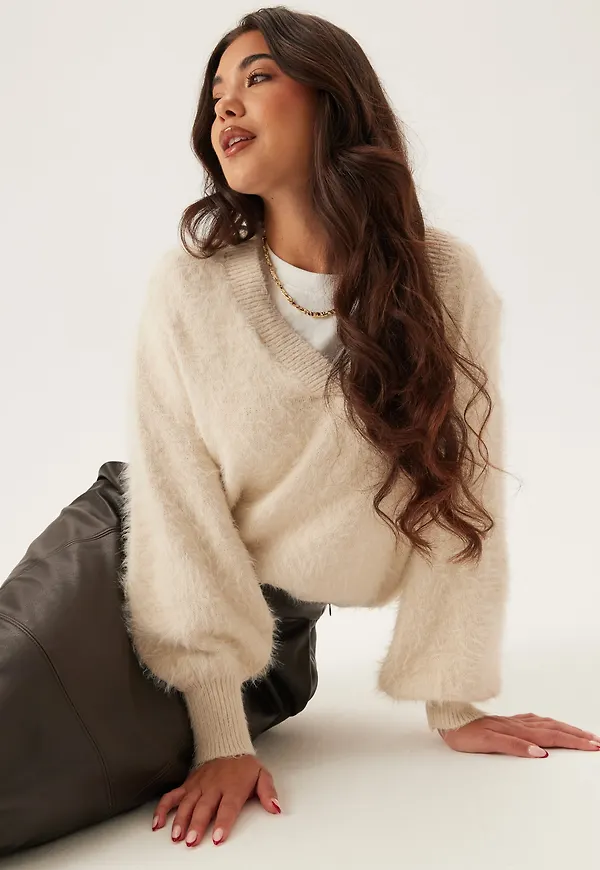 Vmpoilu Ls V-neck Pullover