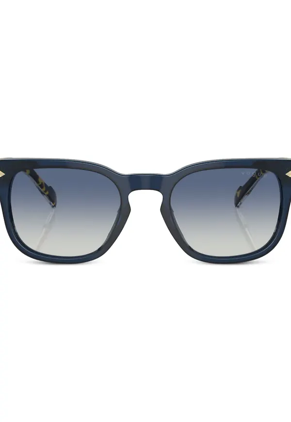 Vogue Eyewear fyrkantiga solglasögon med sköldpaddseffekt - Blå