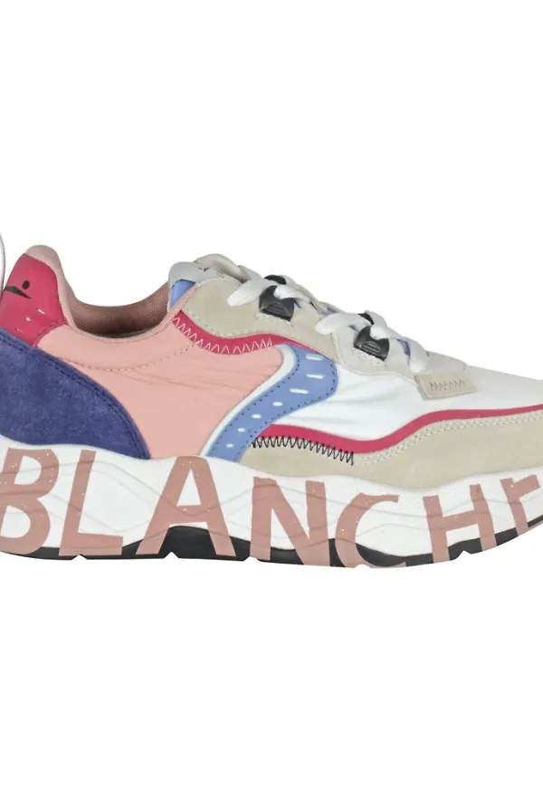 Voile Blanche, Skor, Dam, 36 EU, Mocka, Mocka Sneakers med Lärdetaljer