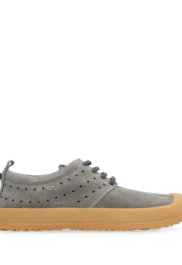 Volta låga sneakers i mocka - Grå