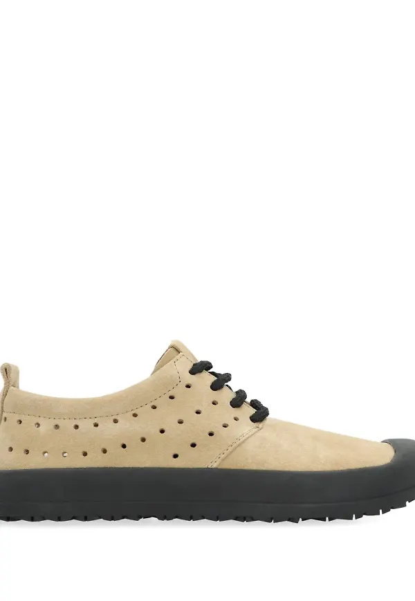 Volta låga sneakers i mocka - Neutral