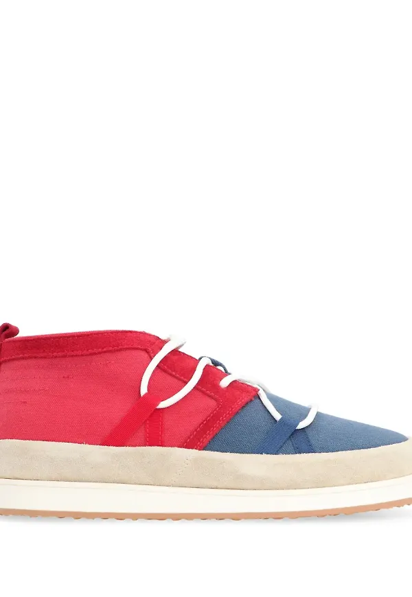 Volta sneakers i mocka - Röd