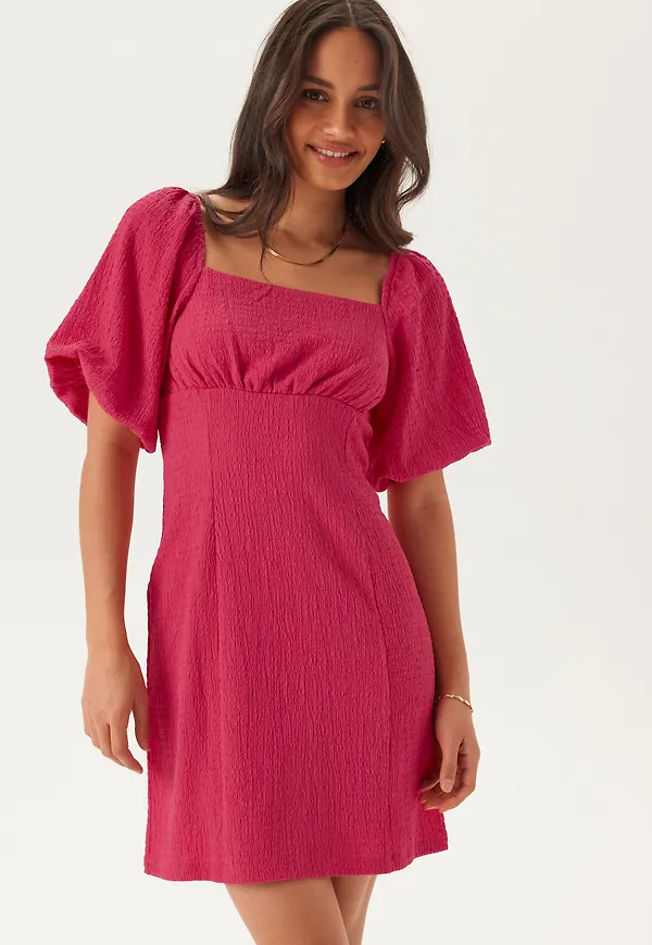 Volume Sleeve Mini Dress
