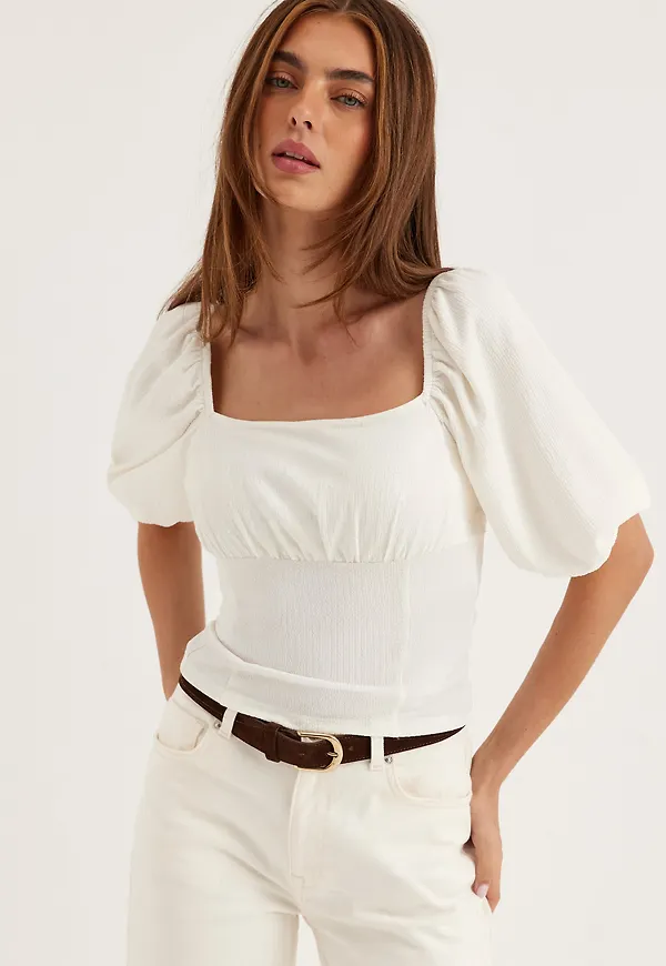 Volume Sleeve Top
