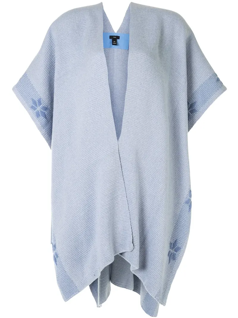 VOZ Wangülen Duster poncho - Blå