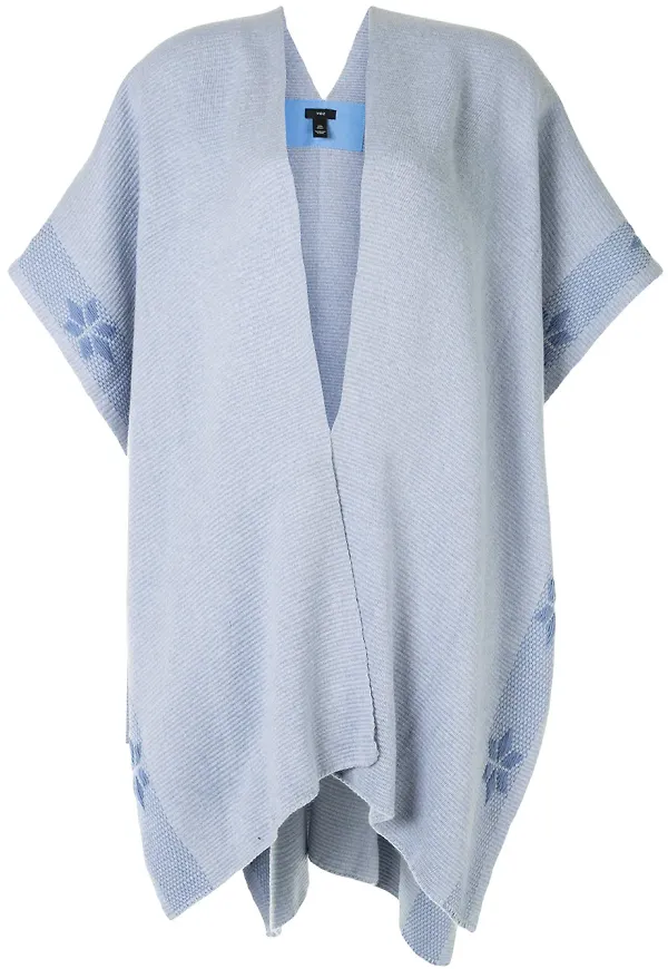 VOZ Wangülen Duster poncho - Blå