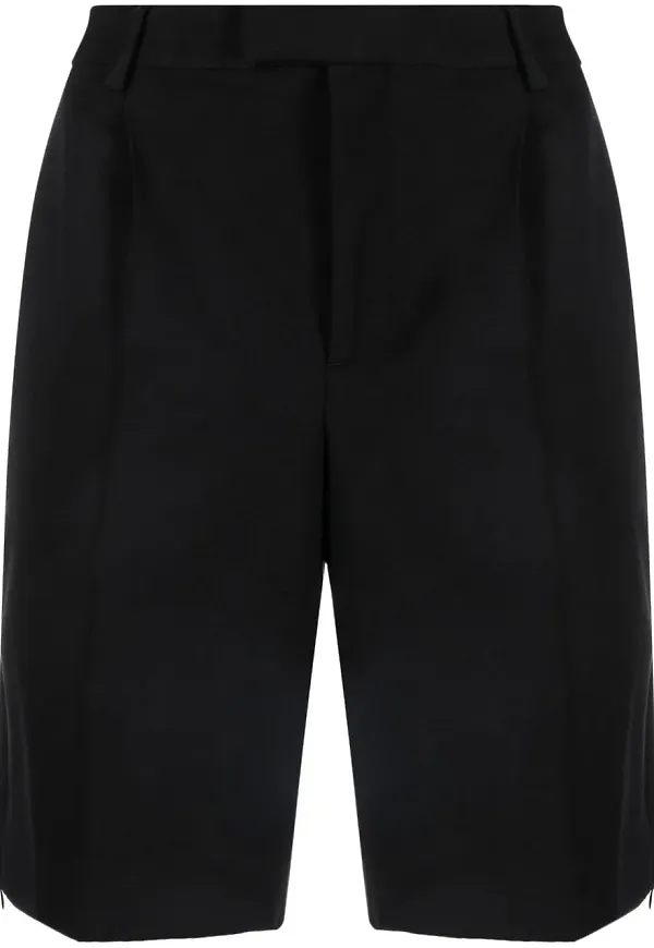 VTMNTS finshorts med hög midja - Svart