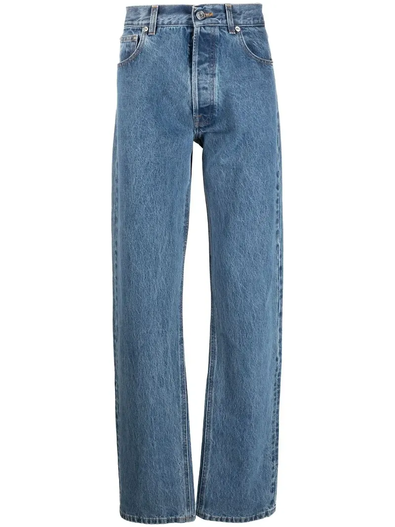 VTMNTS jeans med hög midja - Blå