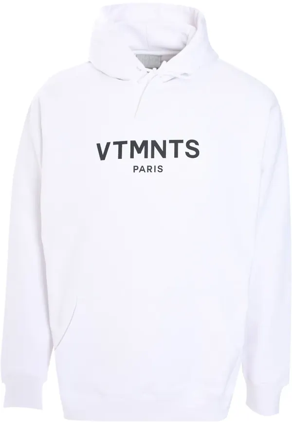 VTMNTS Paris hoodie - Vit