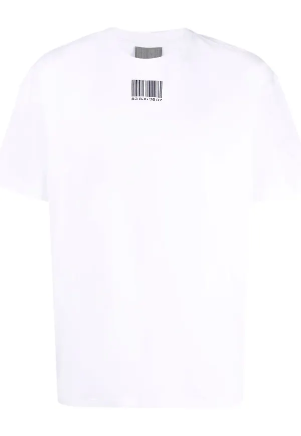 VTMNTS t-shirt med tryck - Vit