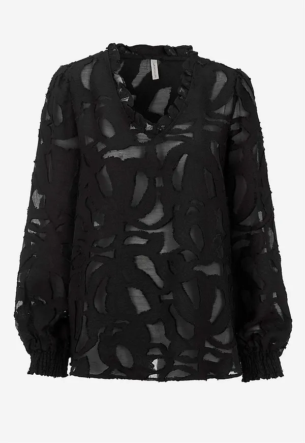 Vävd, skir blus